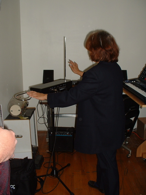 Linda Demos the Theremin