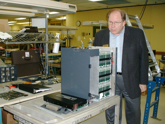 Dave Examines a Router Frame