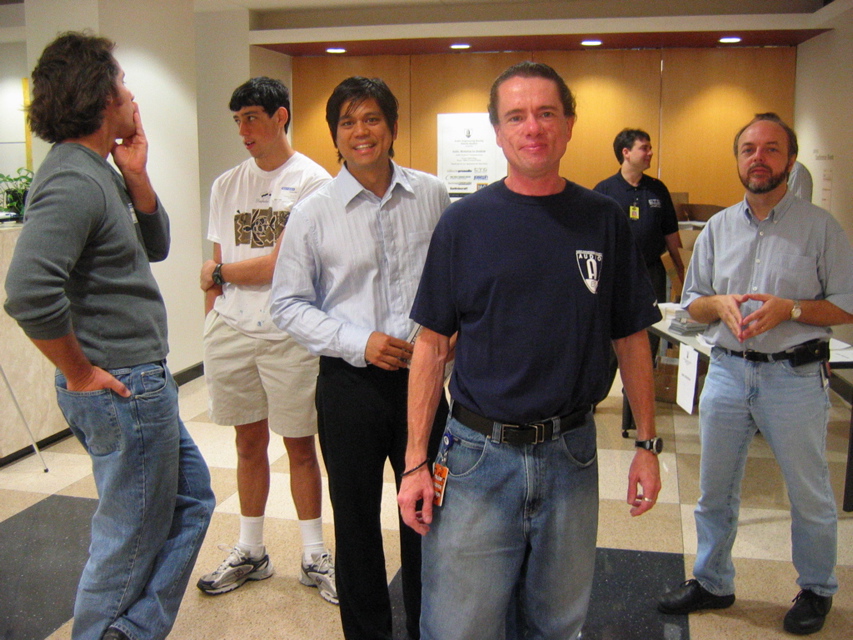 John Brandhorst (Grady HS), Student, Mike Cruz (ProMedia), Ed Welly (Atlanta Chair), Steve McCormick (CTG) and Jay Yeary (Atlanta Vice Chair)